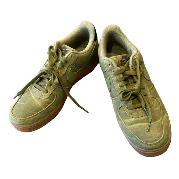 Nike Air Force 1 Low Premium Gum Sole Camper Green Size 10.5 - Picture 2 of 13